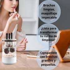 Limpiador Brochas Maquillaje Usb Pincele