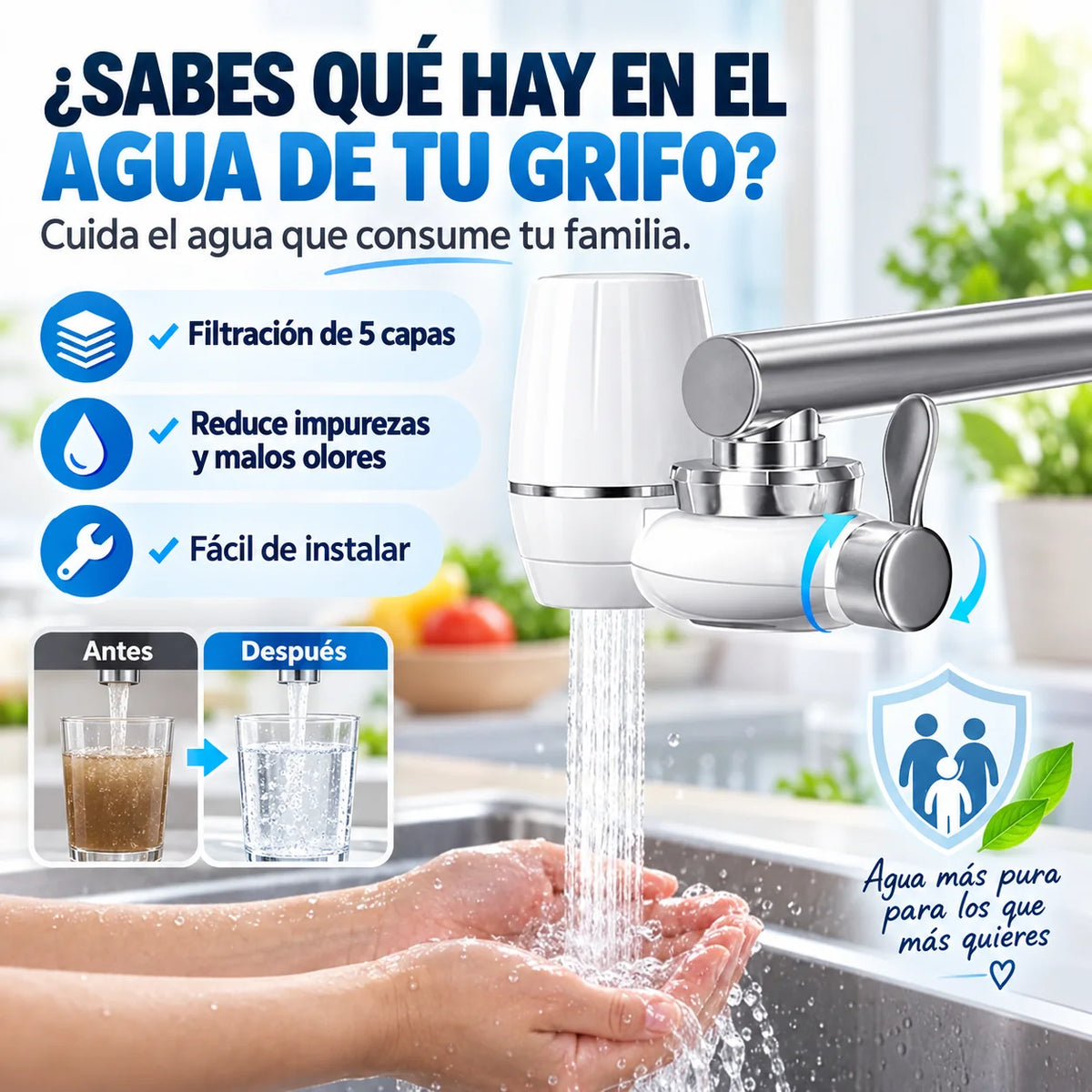 Purificador Llave Cocina OFERTA LIMITADA