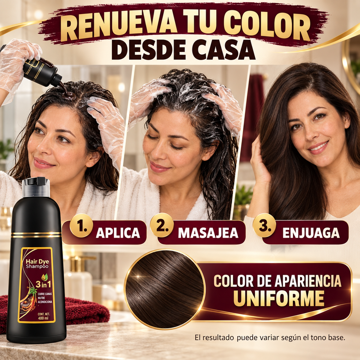 Shampoo Cubre Canas (Oferta por pocos dias)