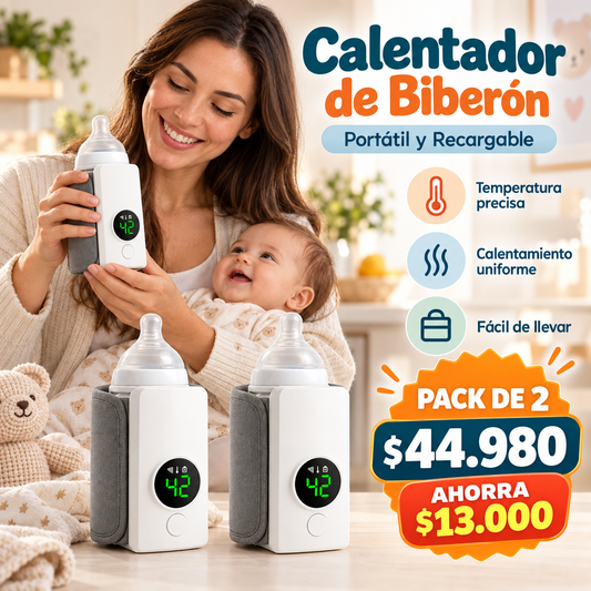 Calentador Biberones Portátil Recargable