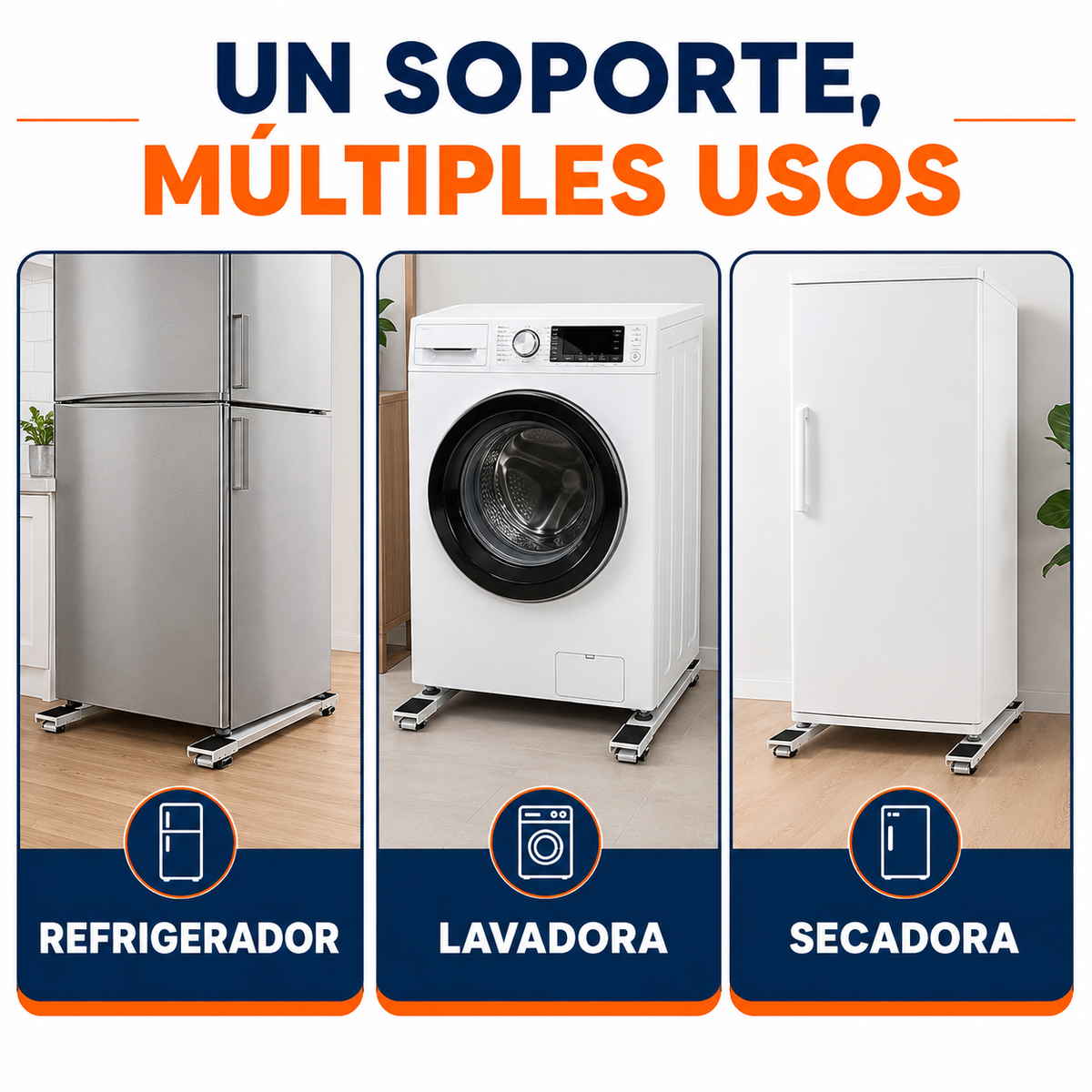 Base Ajustable Ruedas